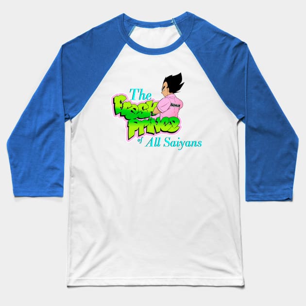 The Fresh Prince of All Saiyans Baseball T-Shirt by MobiusTees